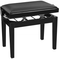 K&M 13976 Banquette noir brillant, assise imitation cuir - Vue 2